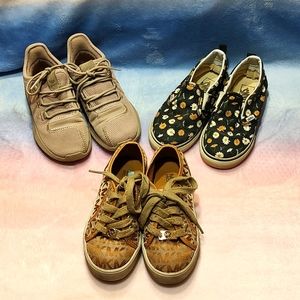 Toddler Girls Size 10 Shoe Lot 3 Pair MK, Adidas, Vans